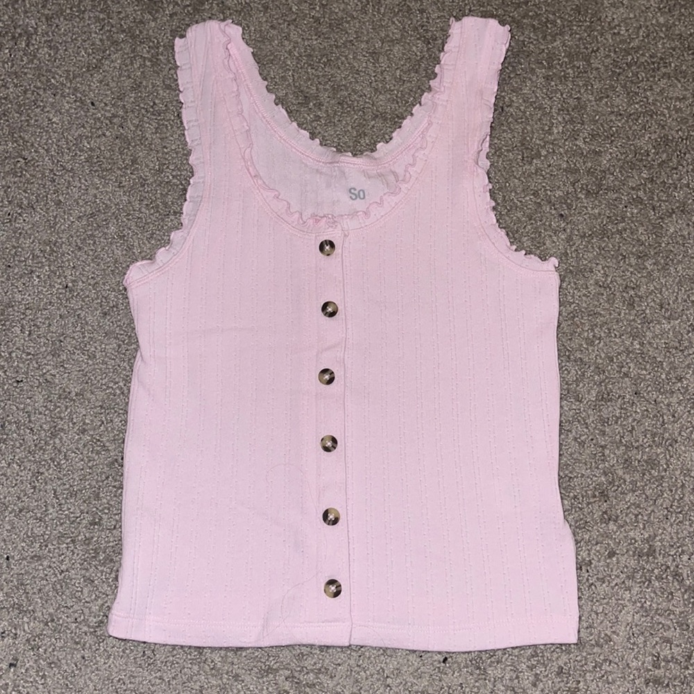 Women’s Pink So Tank Top size medium